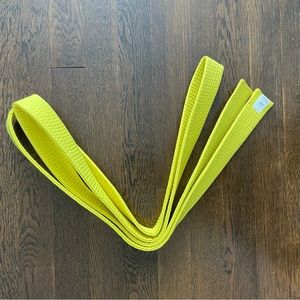 Yellow martial arts gi karate belt, size 3